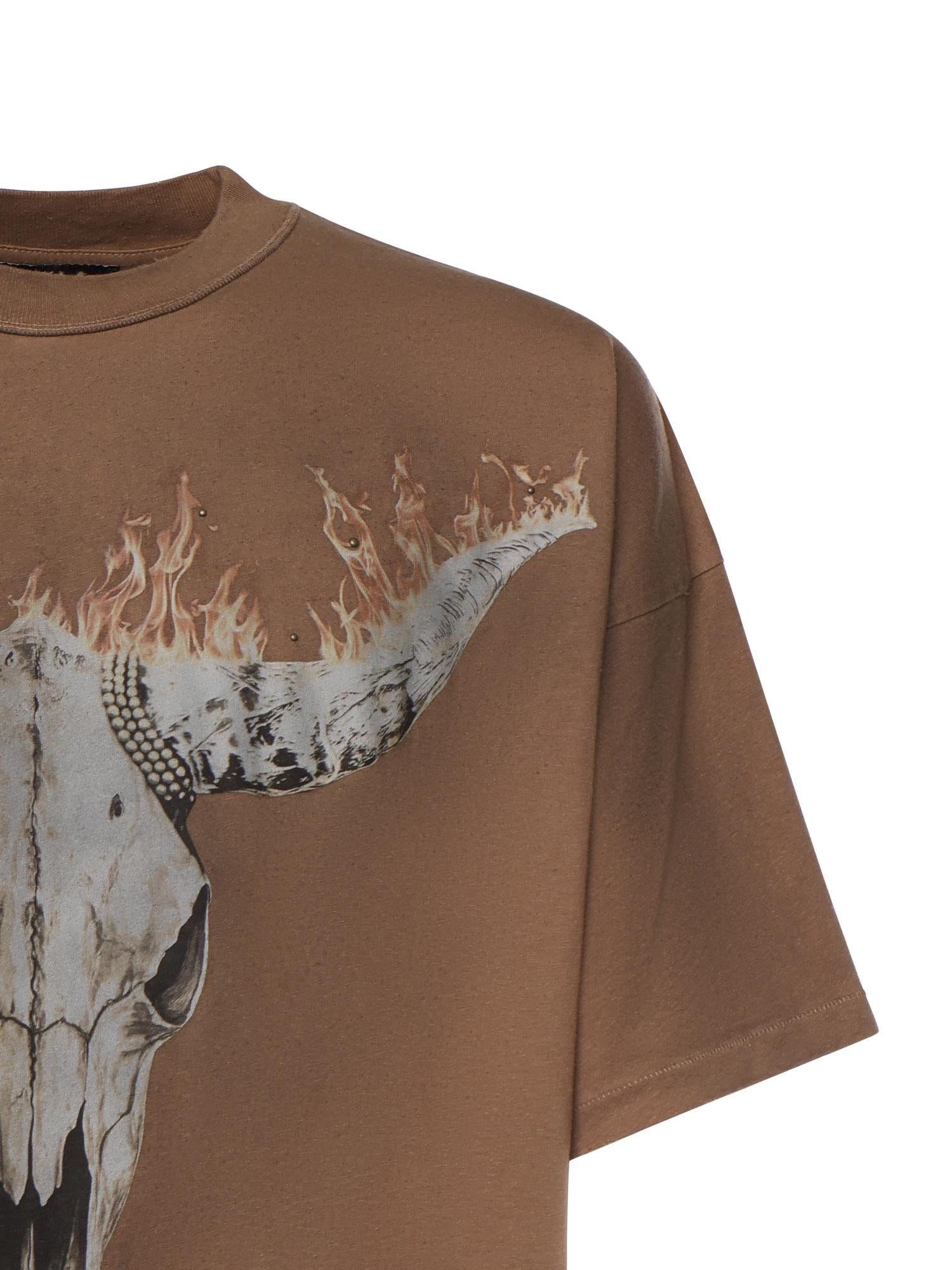 T-shirt British Cowboys con stampa MLM100592 16 REPRESENT 