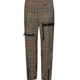 Pantaloni cargo in misto seta Check 8108349 C1846 BURBERRY 