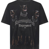 T-shirt Thoroughbred in cotone MLM41135 003 REPRESENT 