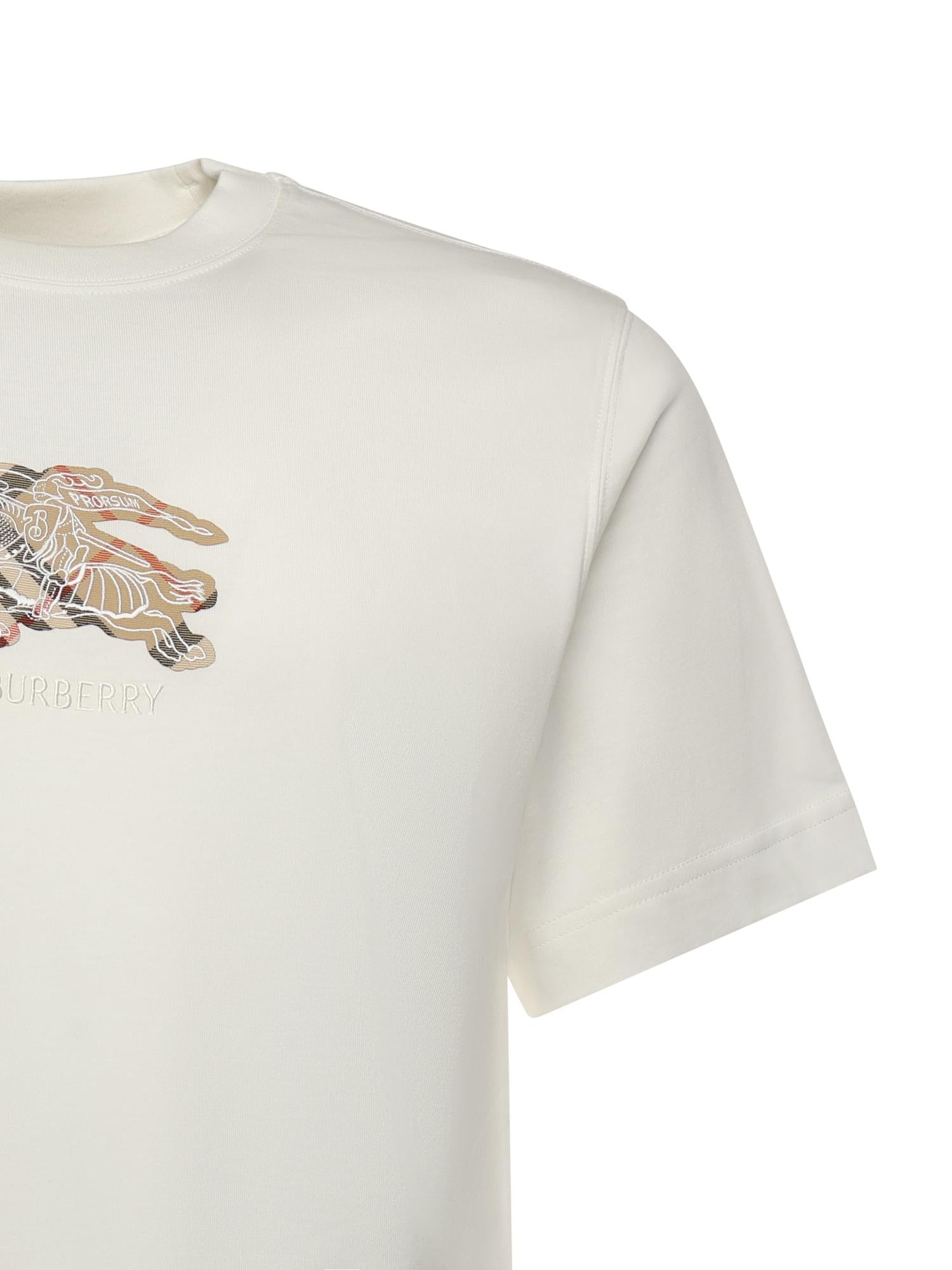 T-shirt in cotone Check 8116170 B7078 BURBERRY 