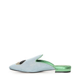 Mule Embroidered 5387783069 PALE BLUE KURT GEIGER 