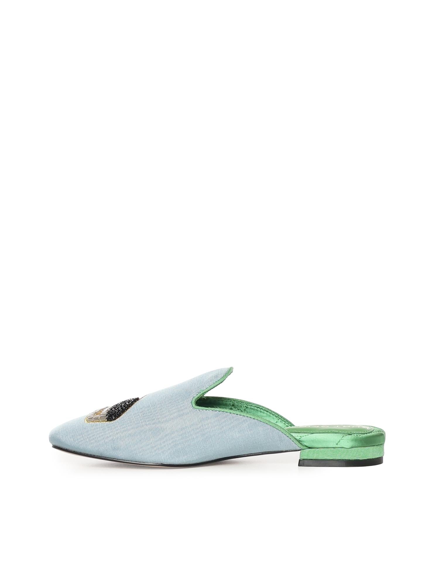 Mule Embroidered 5387783069 PALE BLUE KURT GEIGER 