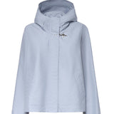 Parka cropped in popeline tecnico NAW12523260AX2 U006 FAY 