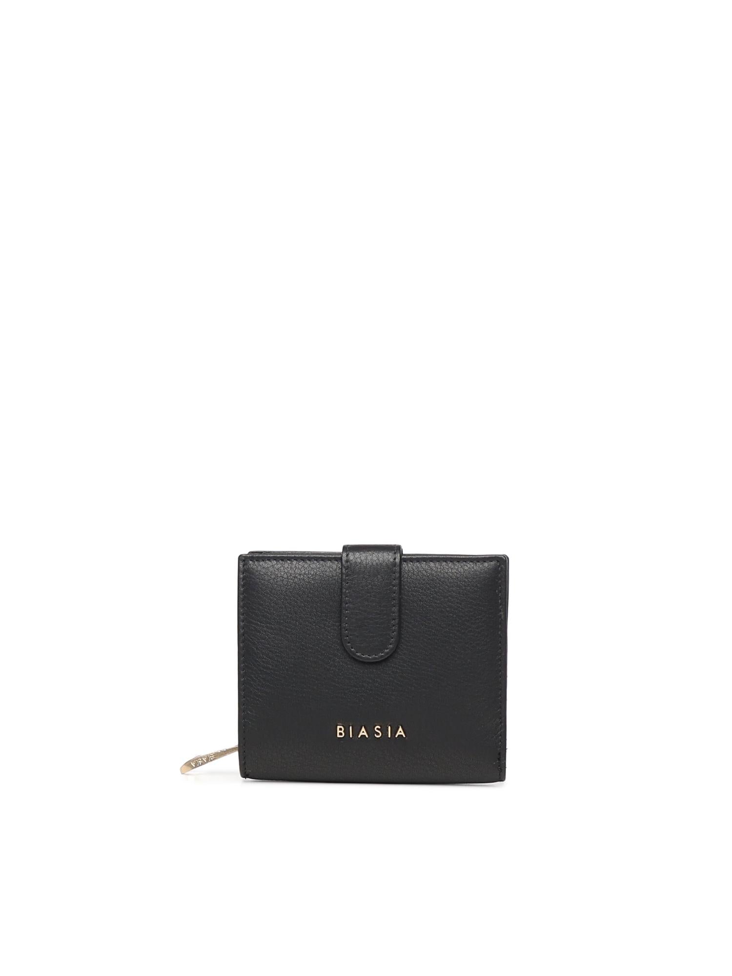 Portafoglio con logo in pelle BIPP9FF215 NERO BIASIA 