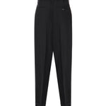Pantaloni plissettati in fresco lana PUMU0332U0 UTW83900N99 MARNI 