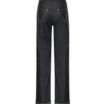 Jeans a gamba dritta in denim 831607 V5SN04245 BOTTEGA VENETA 