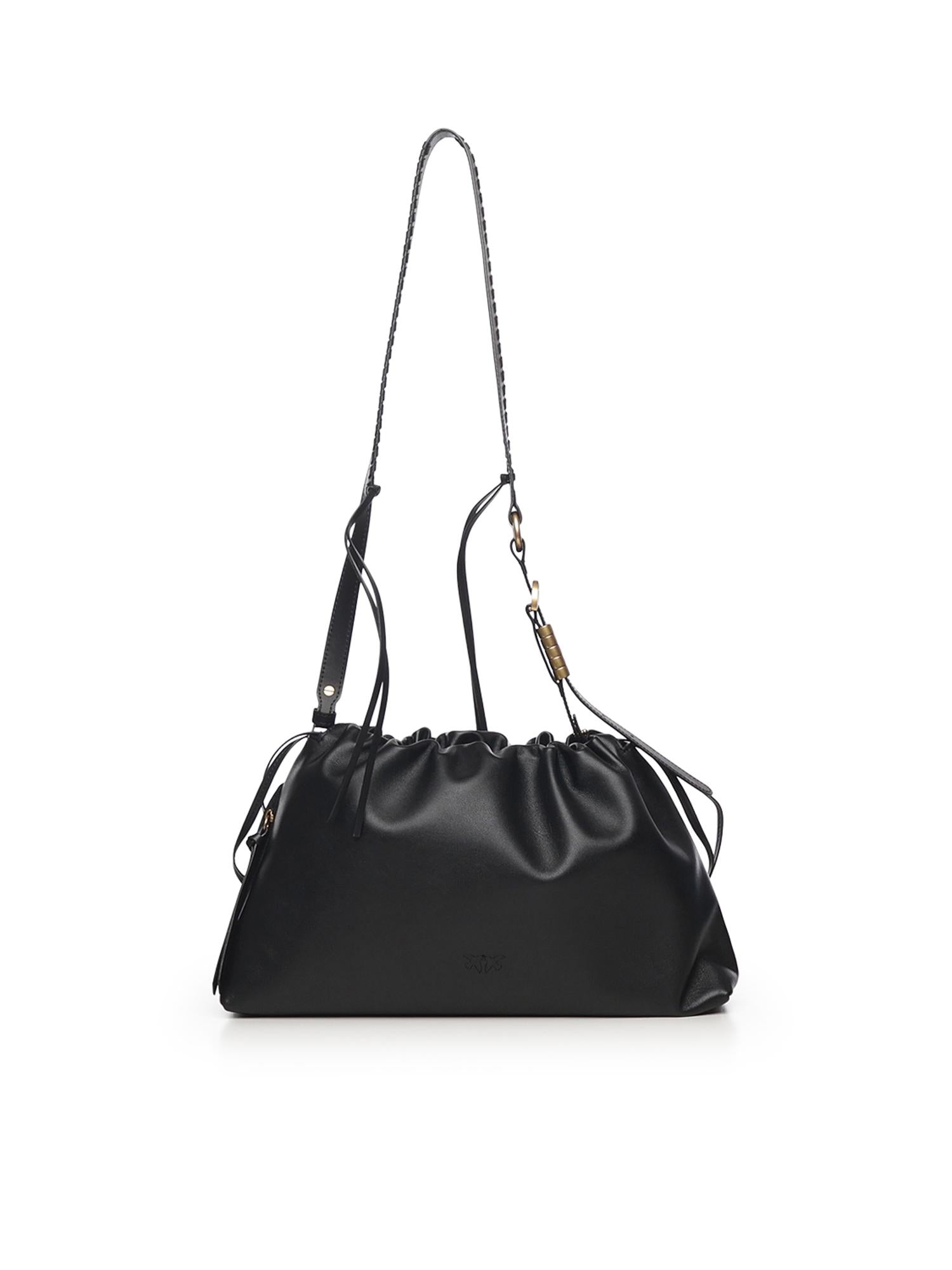 Borsa Clutch a spalla grande in pelle 105825 A0QOZ99Q PINKO 