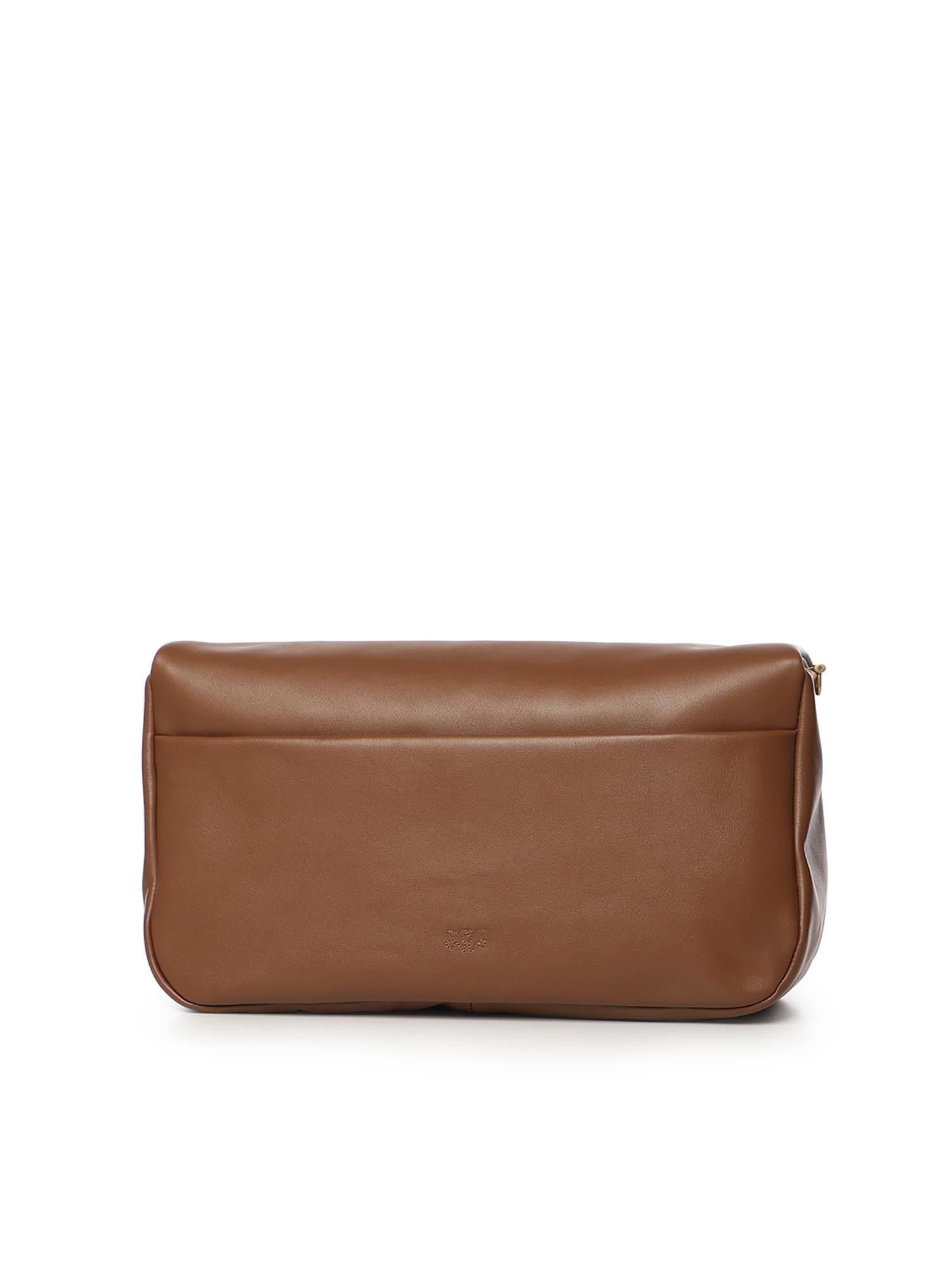 Borsa a tracolla Love Bag Click Soft Horizontal Handle in pelle 106178 A0QOL17Q PINKO 