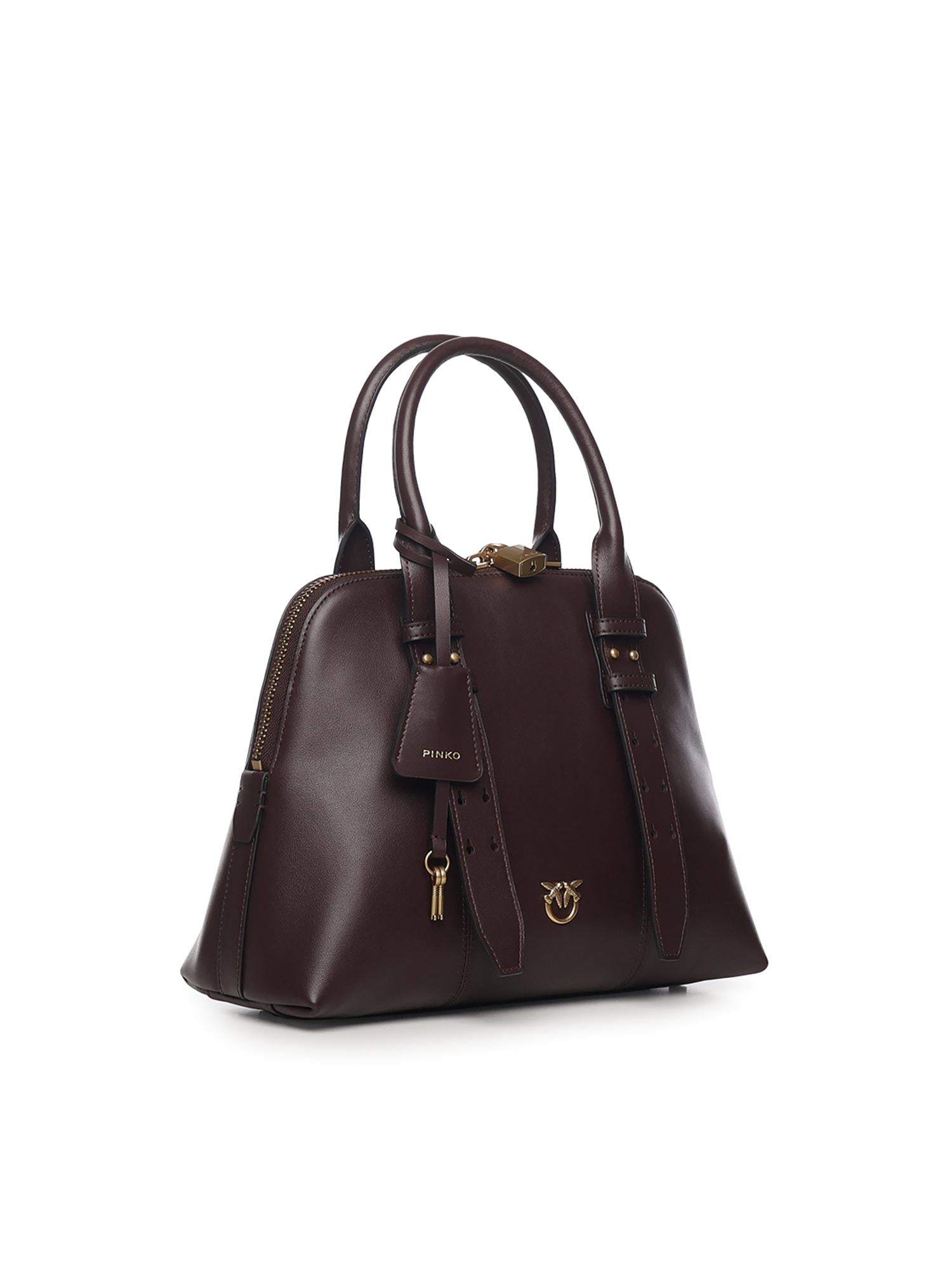 Borsa a mano media 'Escape Bag' in pelle 105906 A0QOLA7Q PINKO 