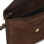 Bustina in pelle scamosciata con logo 104820 A2JHL74V PINKO 