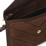 Bustina in pelle scamosciata con logo 104820 A2JHL74V PINKO 