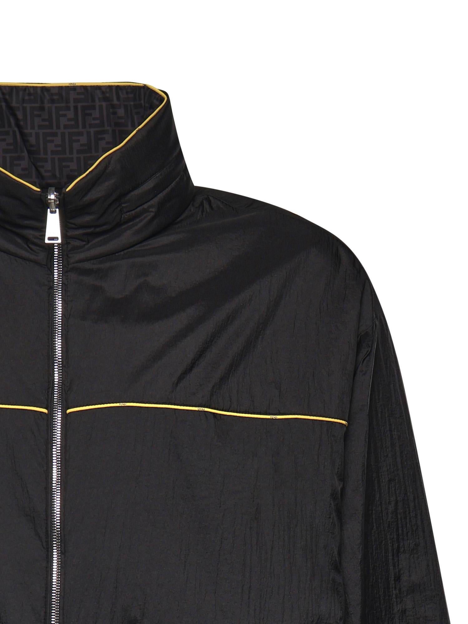 Giacca a vento reversibile in nylon FAA980 AYYVF0GME FENDI 