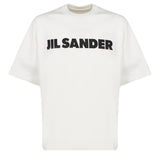 T-shirt in jersey di cotone con logo J21GC0001 J45148102 JIL SANDER 