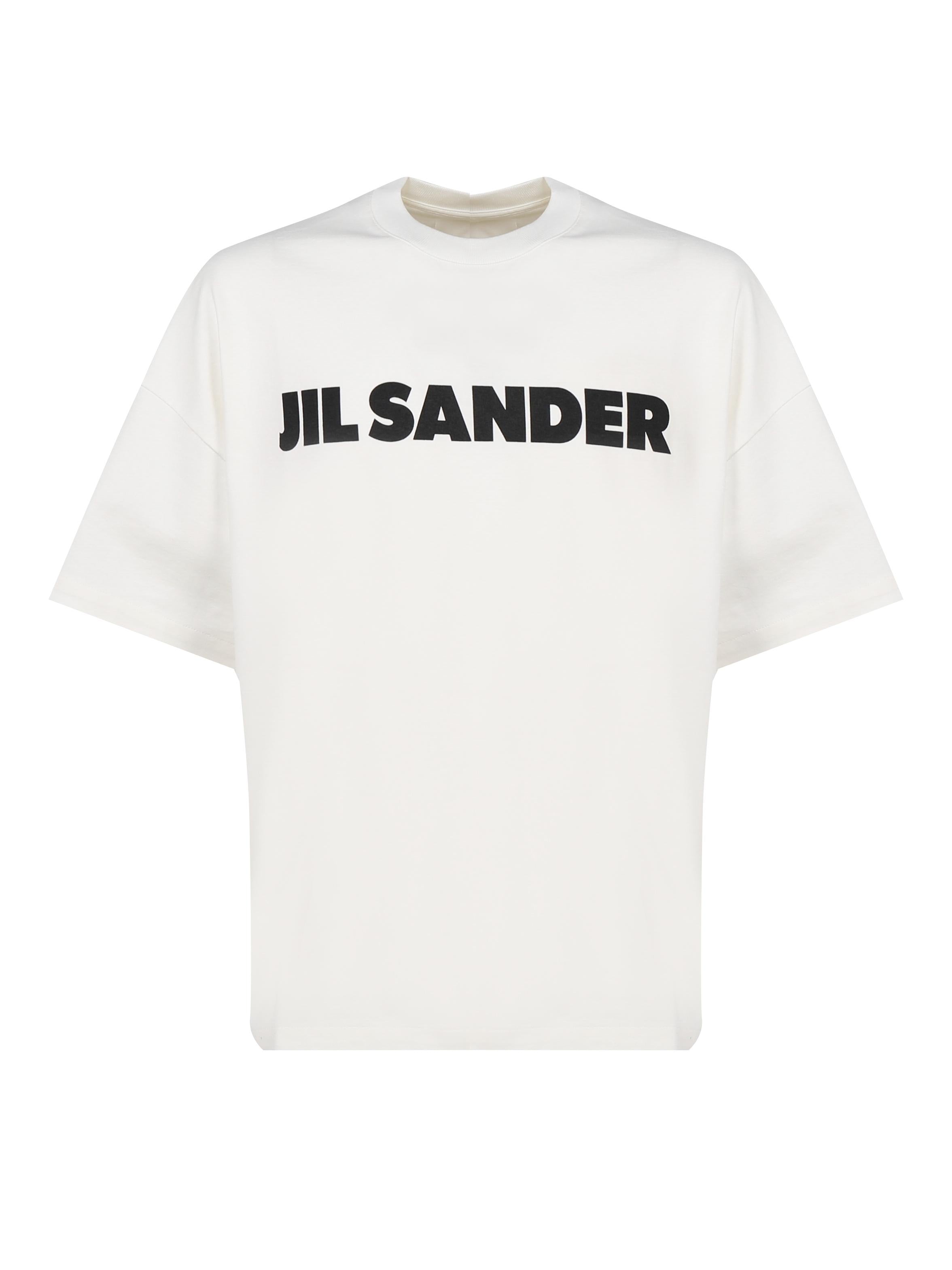 T-shirt in jersey di cotone con logo J21GC0001 J45148102 JIL SANDER 