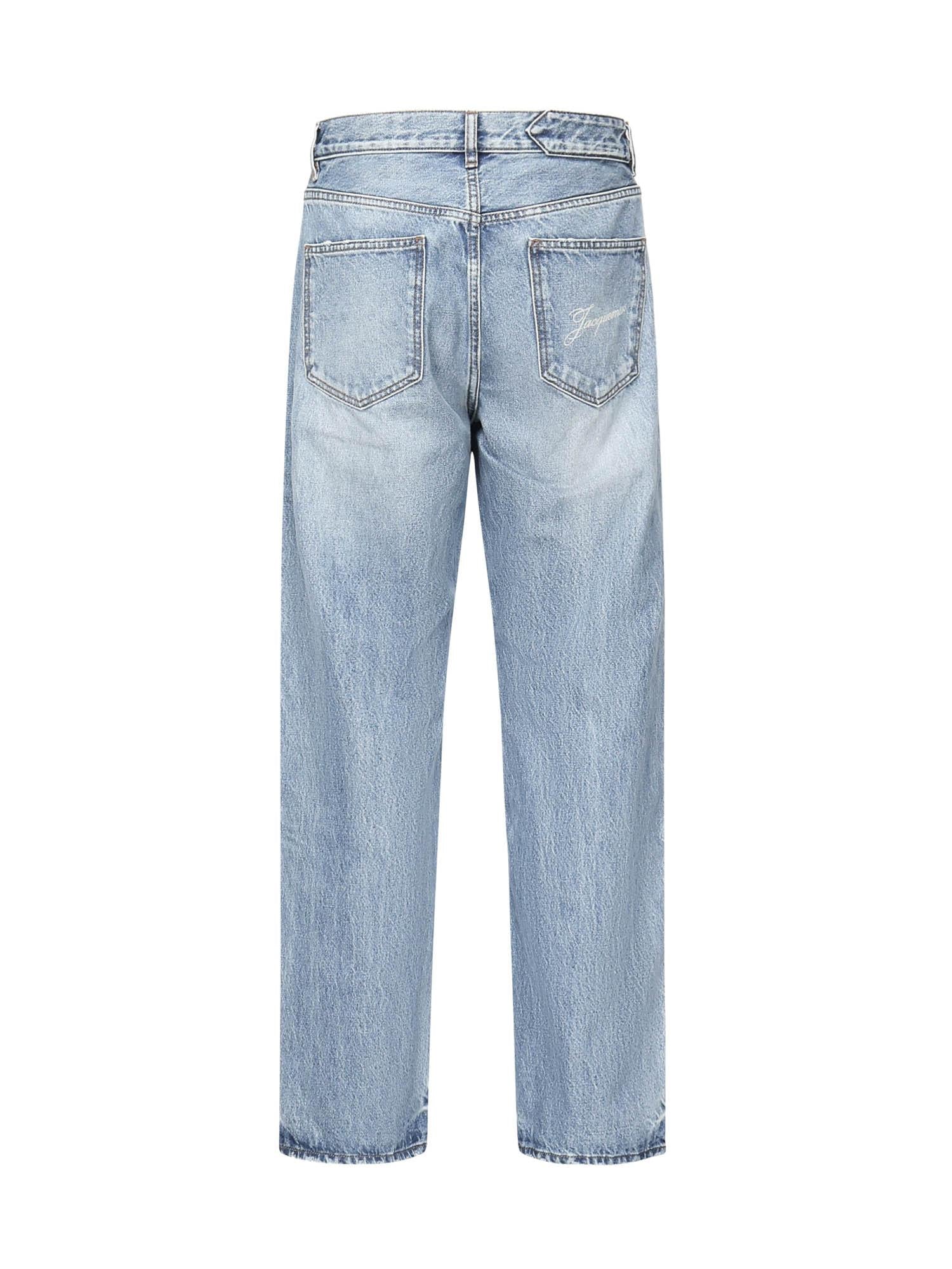 Jeans le de-Nîmes droit in cotone 25HPAM00028AD00038 33C JACQUEMUS 