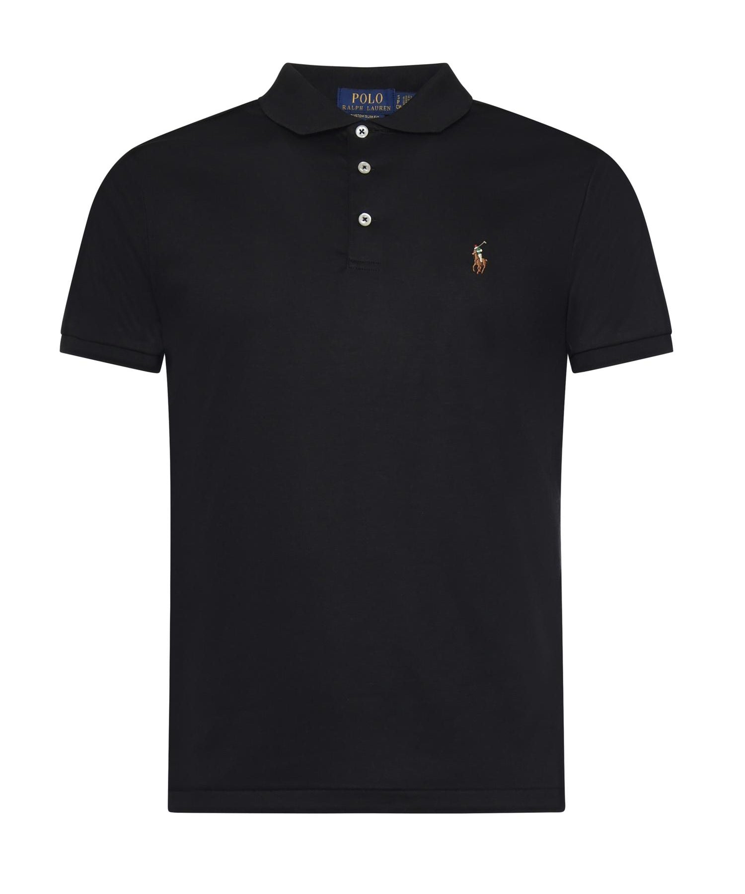 Polo con logo in cotone 710713130 001 POLO RALPH LAUREN 