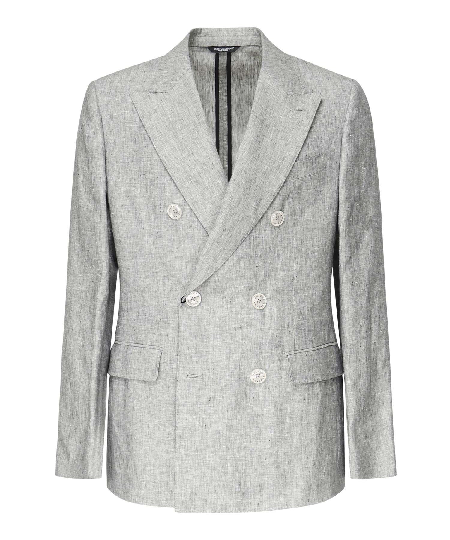 Giacca doppiopetto Sicilia light G2QS7T FU4MFS8290 DOLCE & GABBANA 