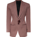 Giacca in lana e lino mélange 861430 V6DL05117 BOTTEGA VENETA 