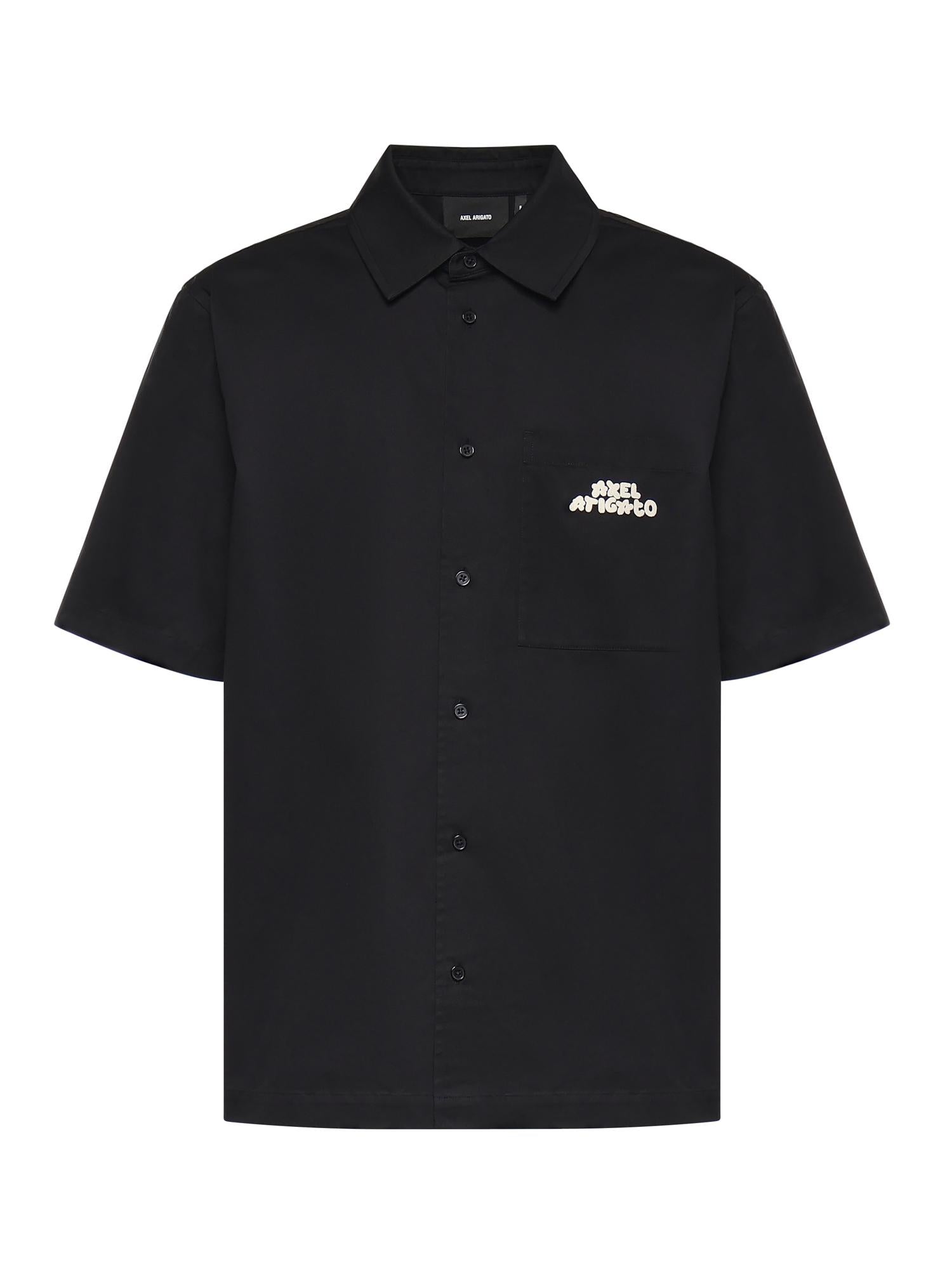 Camicia Drew con logo A3980001 BLACK AXEL ARIGATO 