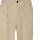 Pantaloni Dominique in cotone stretch DOMINIQUE STSCNOCCIOLA BE ABLE 