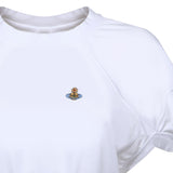 T-shirt cropped Football in cotone 1G010017 J001MA401 VIVIENNE WESTWOOD 