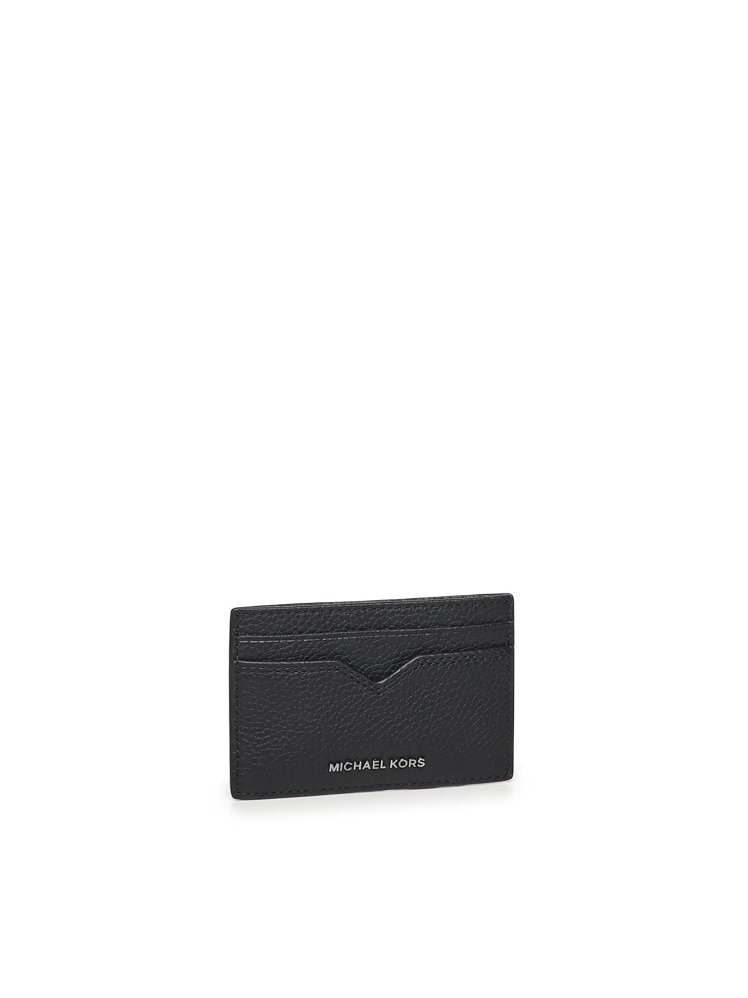 Porta carte Hudson in pelle martellata 39F4LHDD0L 001 MICHAEL MICHAEL KORS 
