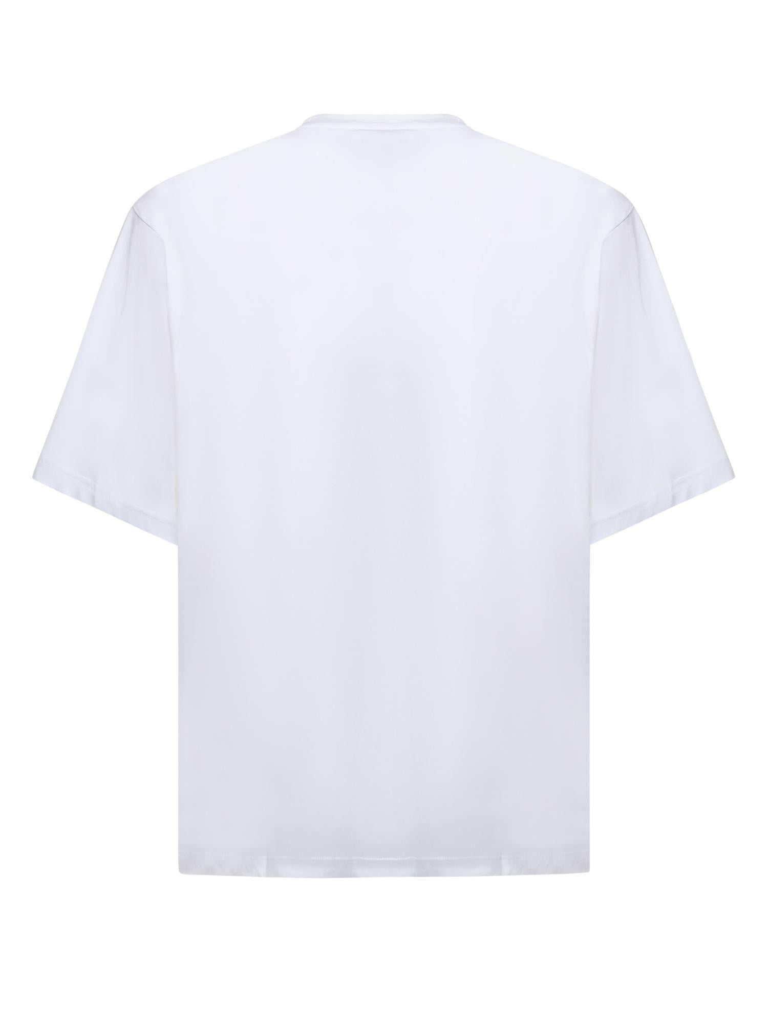 T-shirt in cotone con logo HUMU0223WP USCY53LOW01 MARNI 