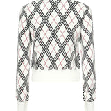 Pullover cropped Argyle<BR/> 8111468 A3282 BURBERRY 