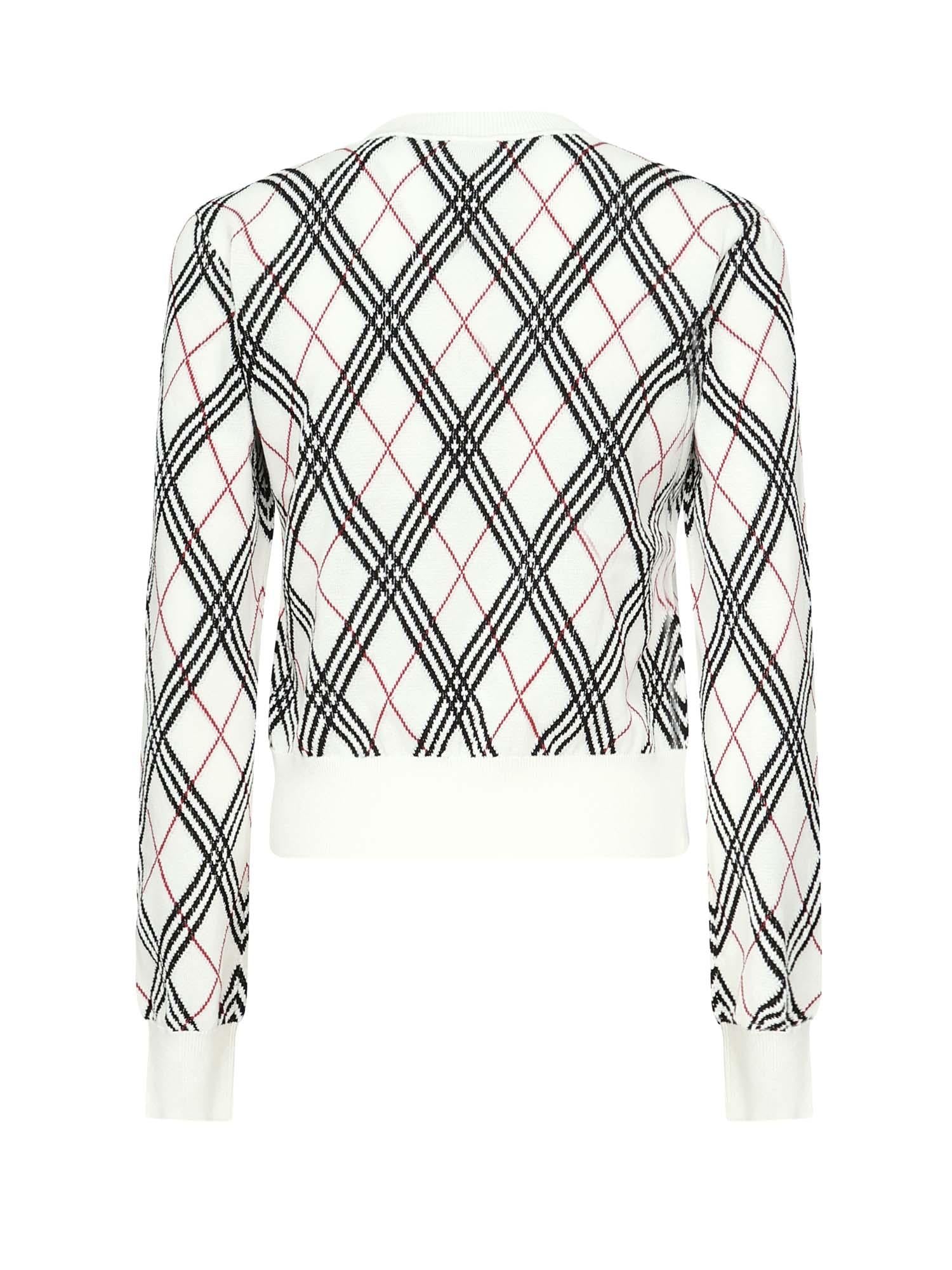 Pullover cropped Argyle<BR/> 8111468 A3282 BURBERRY 