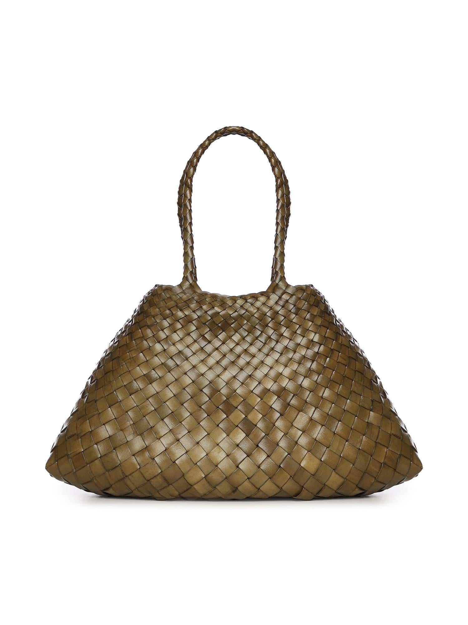 Borsa Santa Croce in pelle 8892 KAKI DRAGON DIFFUSION 