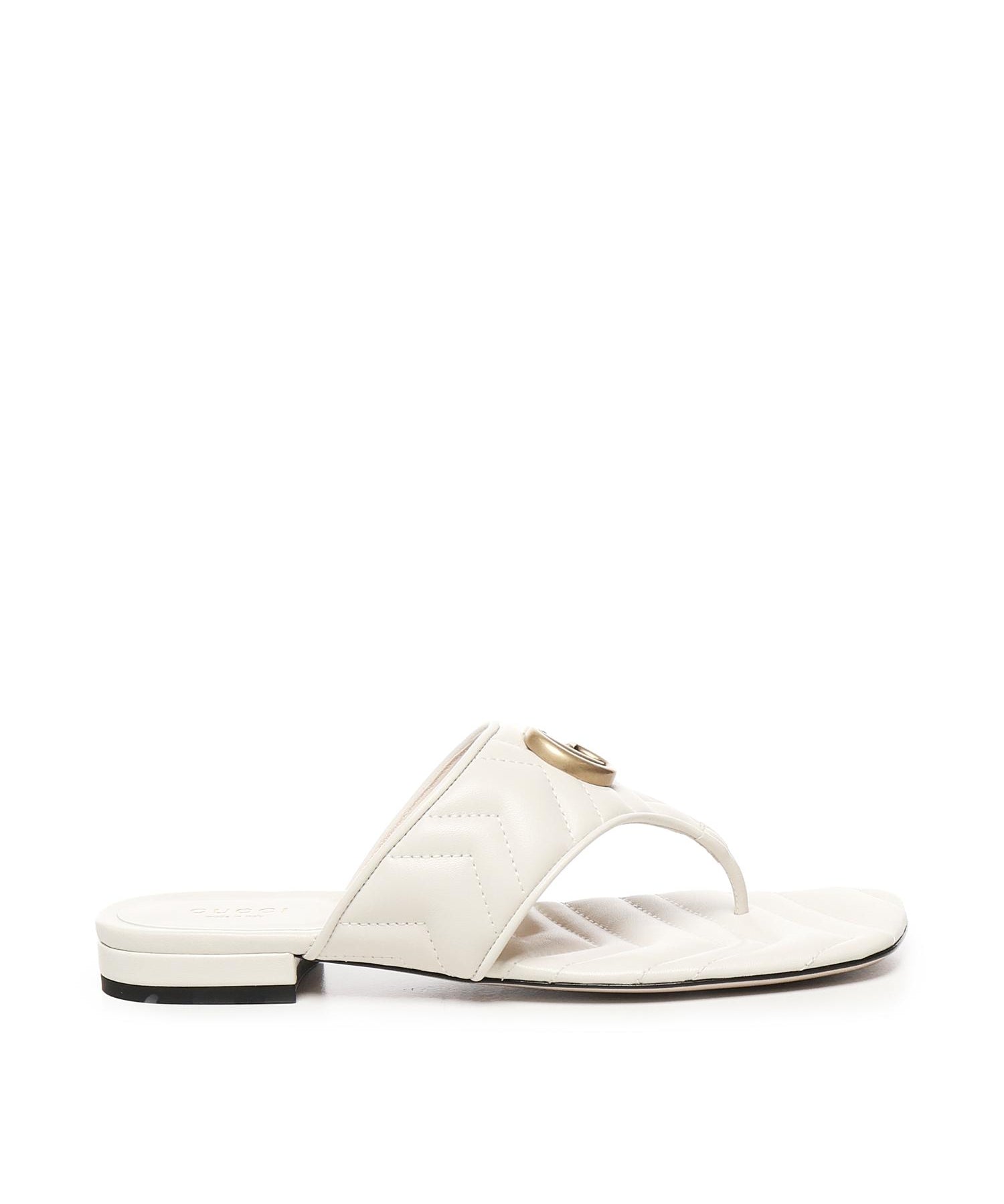 Infradito con logo 776948 BKO609049 GUCCI 