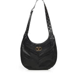 Borsa hobo in nappa motivo chevron 7W0B0S29 GHA0NO VALENTINO GARAVANI 
