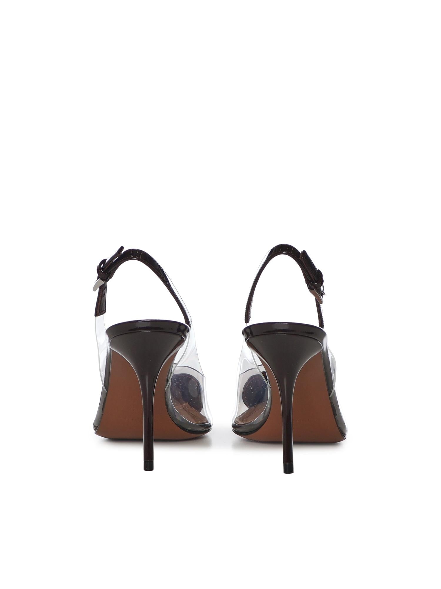 Slingback Le Coeur in vernice AA3E083CK150 413 ALAIA 