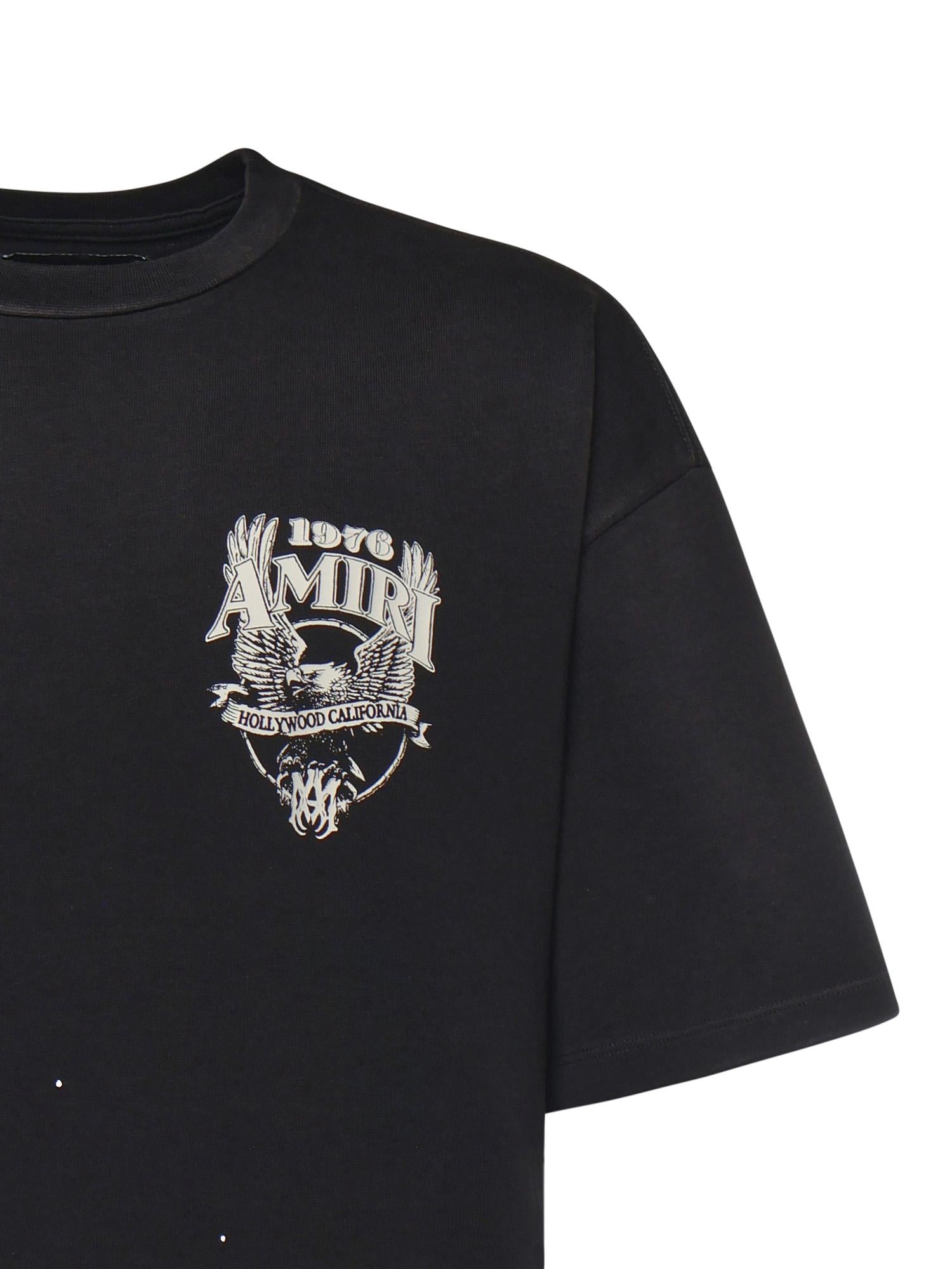 T-shirt Eagle con logo AMTOJR1024 001 AMIRI 
