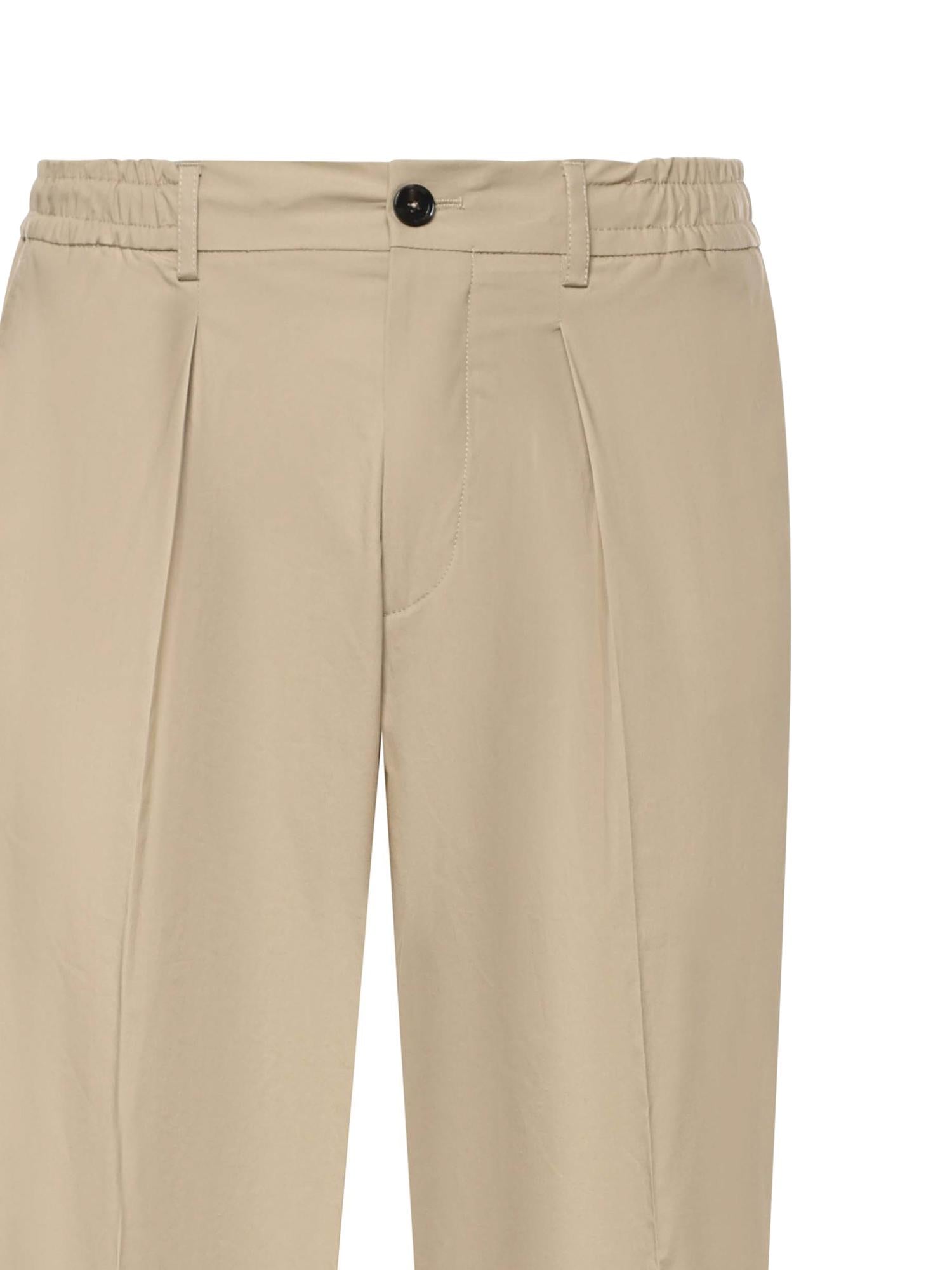 Pantaloni Dominique in cotone stretch DOMINIQUE STSCNOCCIOLA BE ABLE 