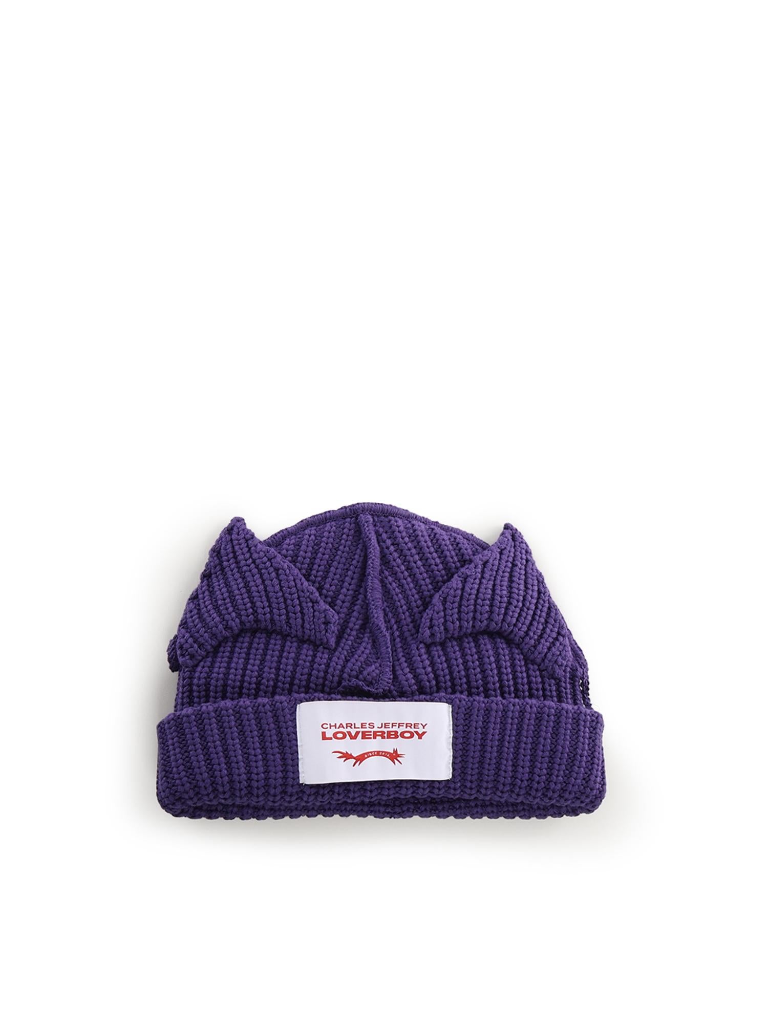 Beanie Chunky Ears in cotone 052130104  CHARLES JEFFREY LOVERBOY 