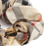 Scrunchie in seta Check 8119726 B9368 BURBERRY 
