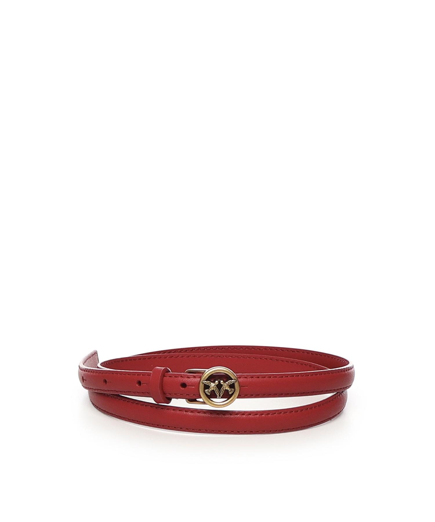 Cintura sottile in pelle<BR/> 105481 A0F1OA4Q PINKO 