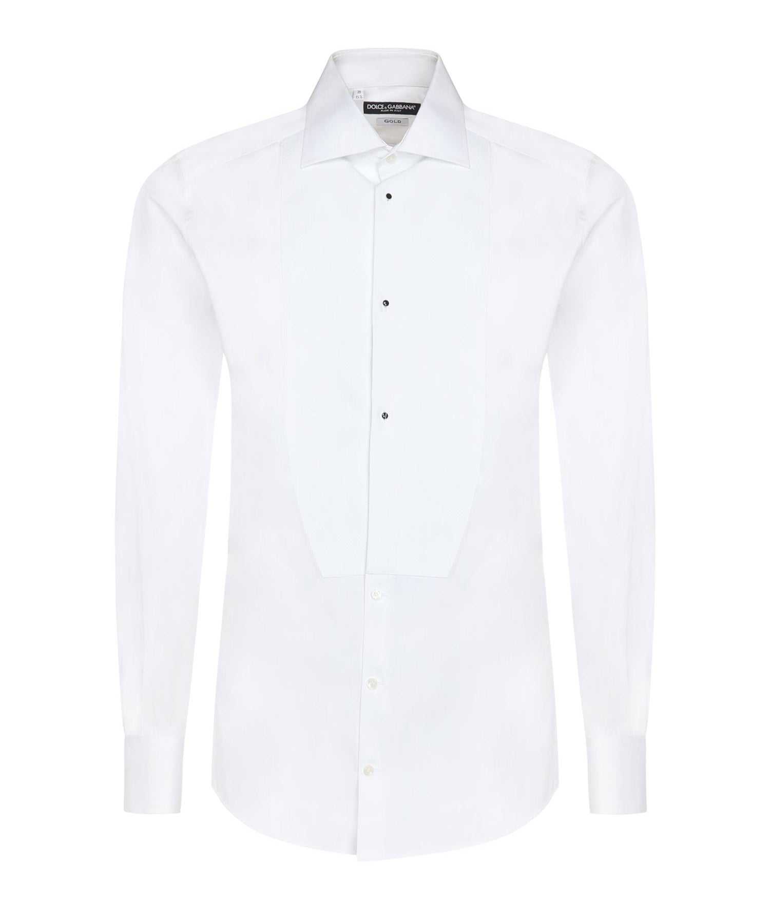 Camicia tuxedo in popeline di cotone G5EN5T FU5U8W0800 DOLCE & GABBANA 