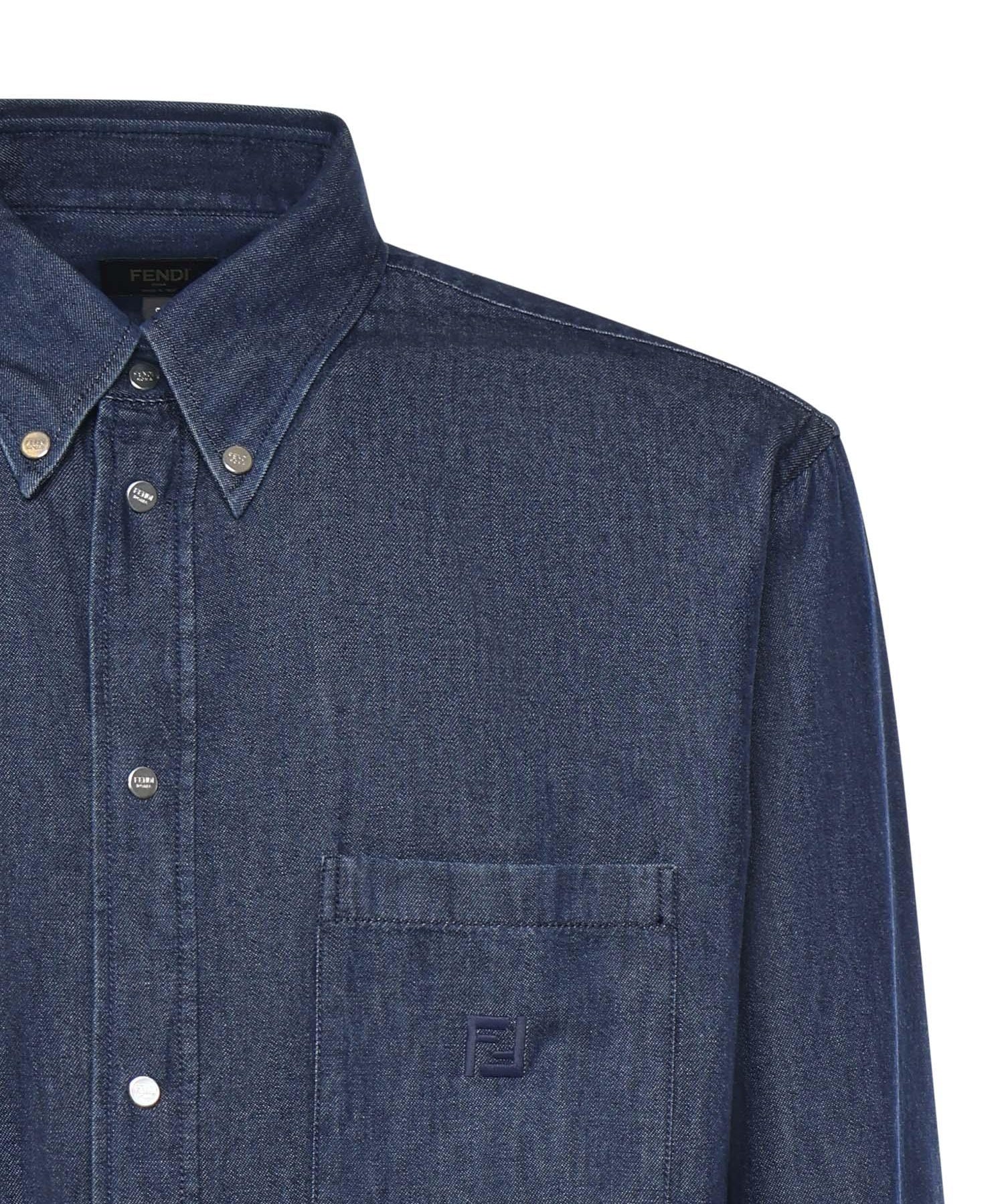 Camicia in Chambray FS1296 AVZGF0QA2 FENDI 