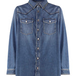 Camicia in denim Studshirt 2V3DB94J 93B558 VALENTINO GARAVANI 