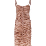 Abito midi in seta stretch F69R6T FURAGM0216 DOLCE & GABBANA 