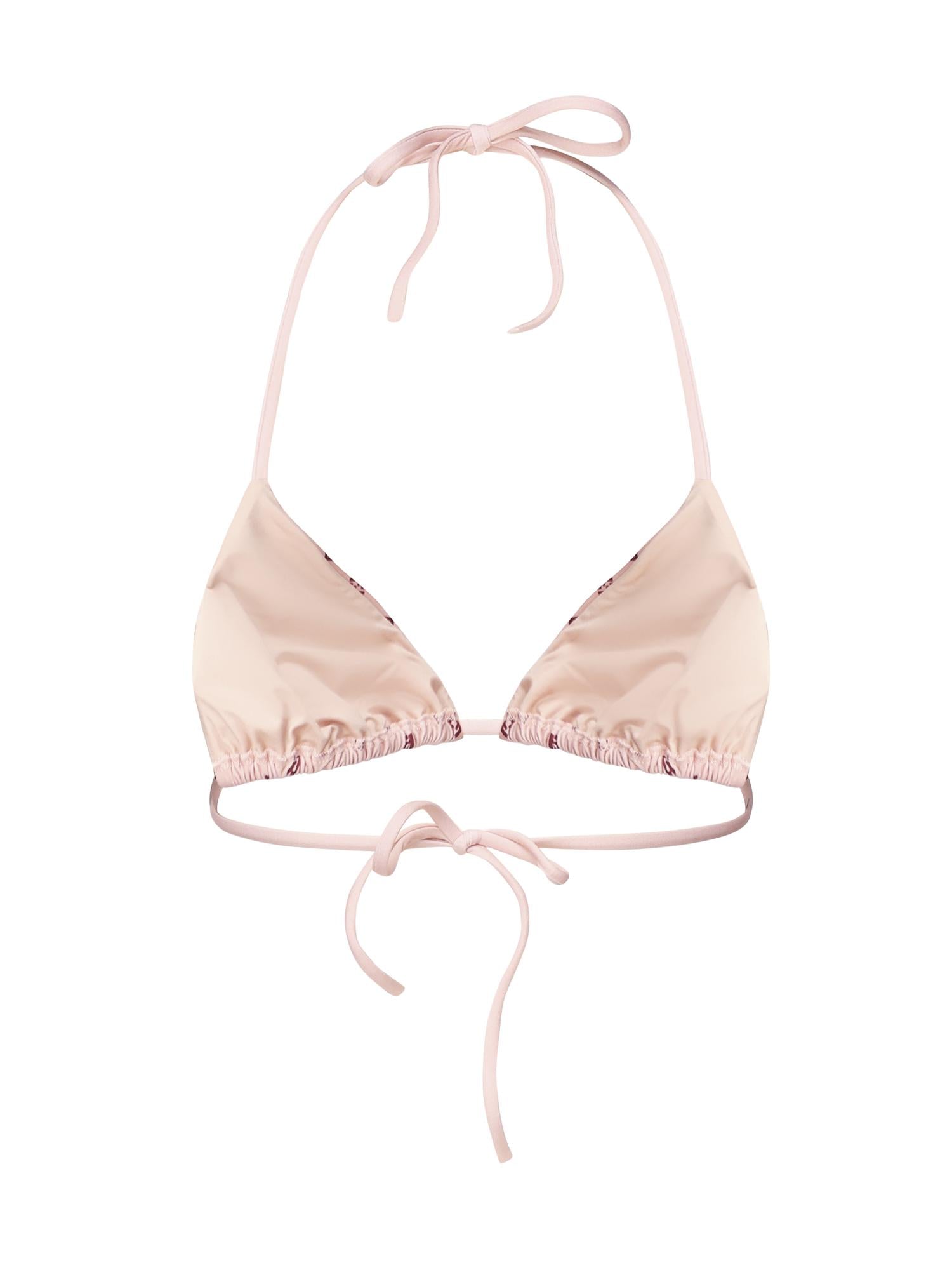 Top bikini a triangolo con stampa micro FXBA51 AT8TF1MVQ FENDI 