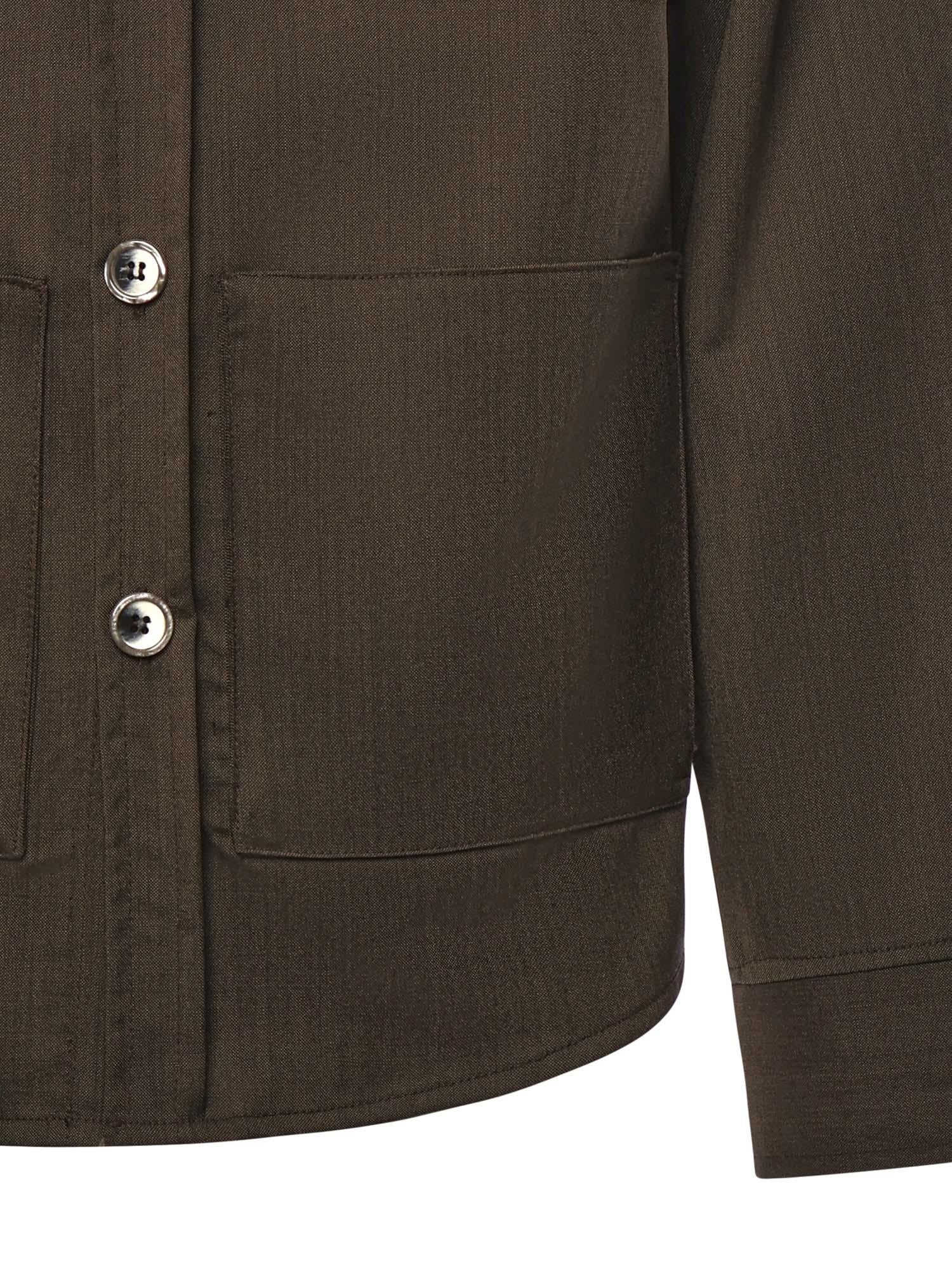 Camicia Tobhias in lana TOBHIAS BRONZO GIULIANO GALIANO 