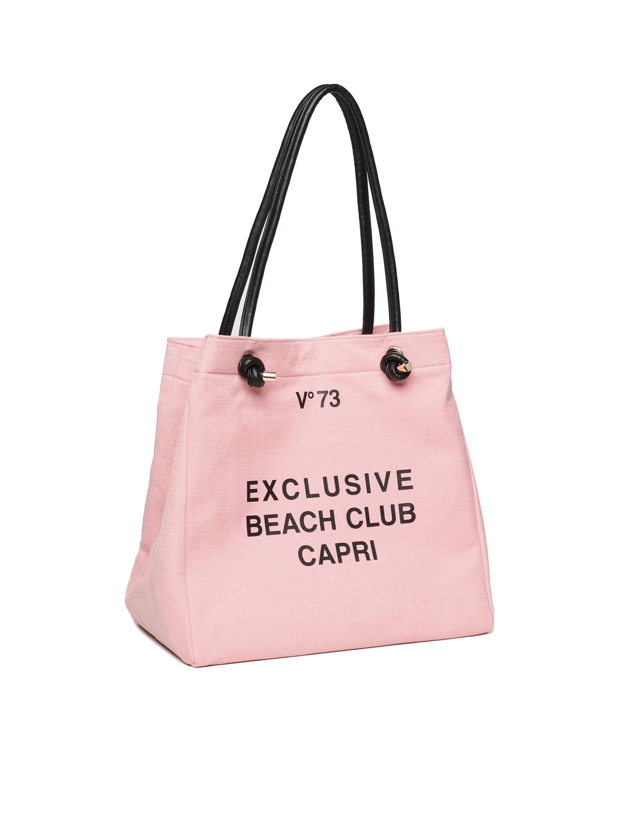 Borsa shooping Beach Club 73BS92701 BEACH CLUBROSA/NERO V° 73 