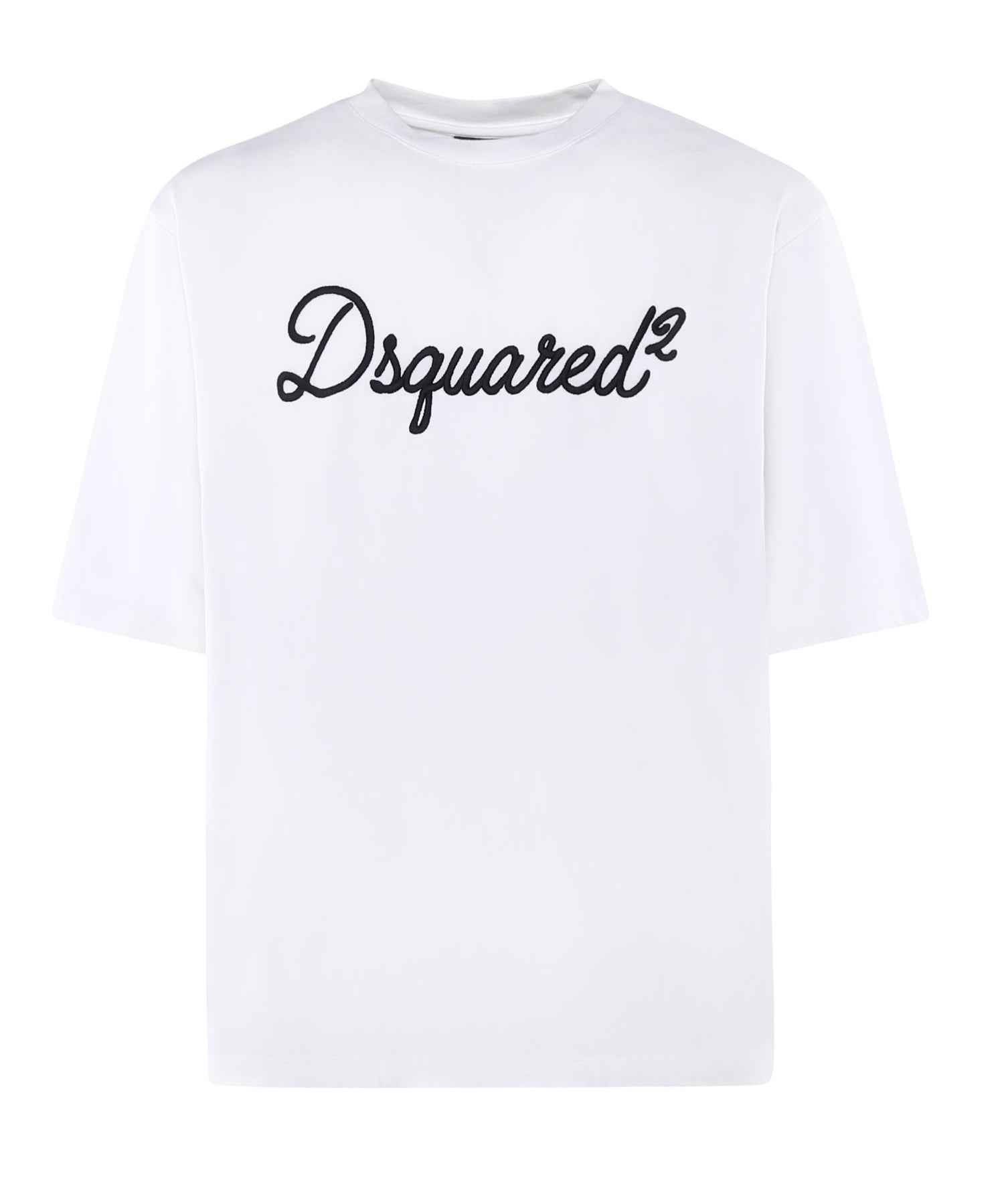 T-shirt in jersey con logo S74GD1524 D20106100 DSQUARED2 