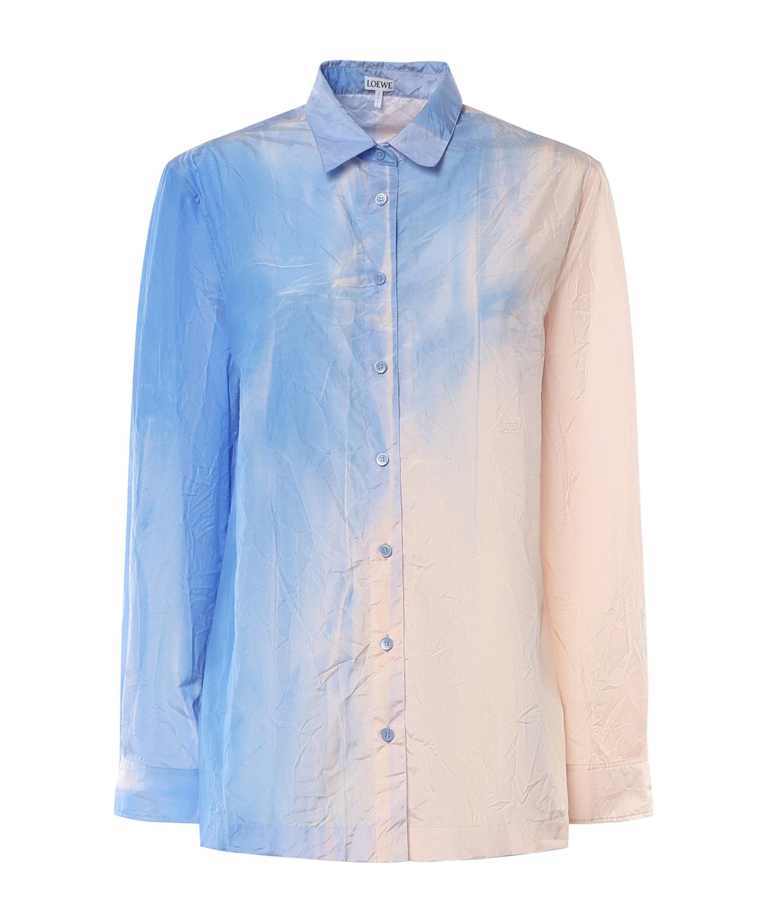 Camicia in cotone tecnico con stampa sfumata S540Y05XCX 5140 LOEWE 