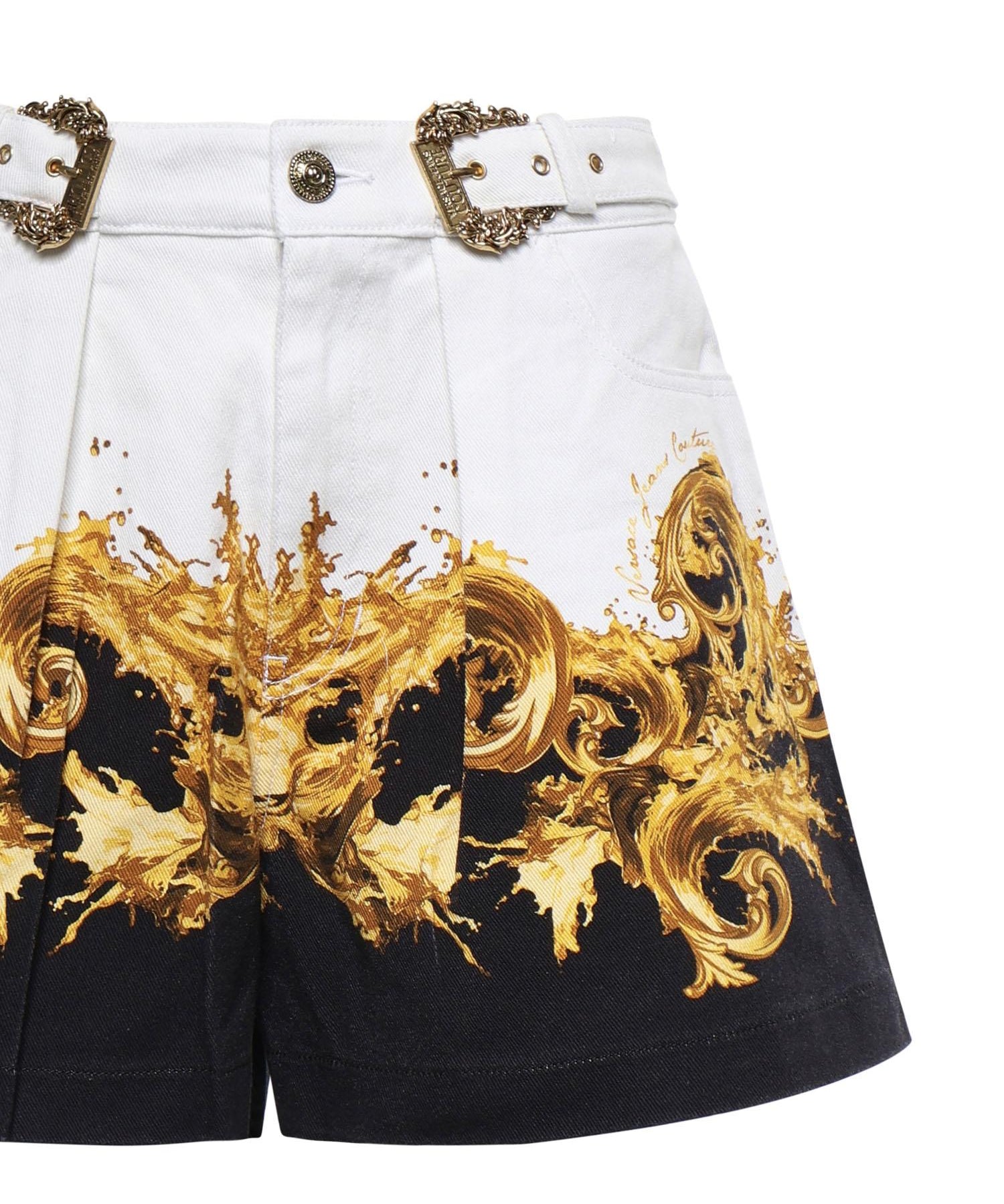 Shorts in cotone con stampa 80HAD55P ES163L54GL2 VERSACE JEANS COUTURE 