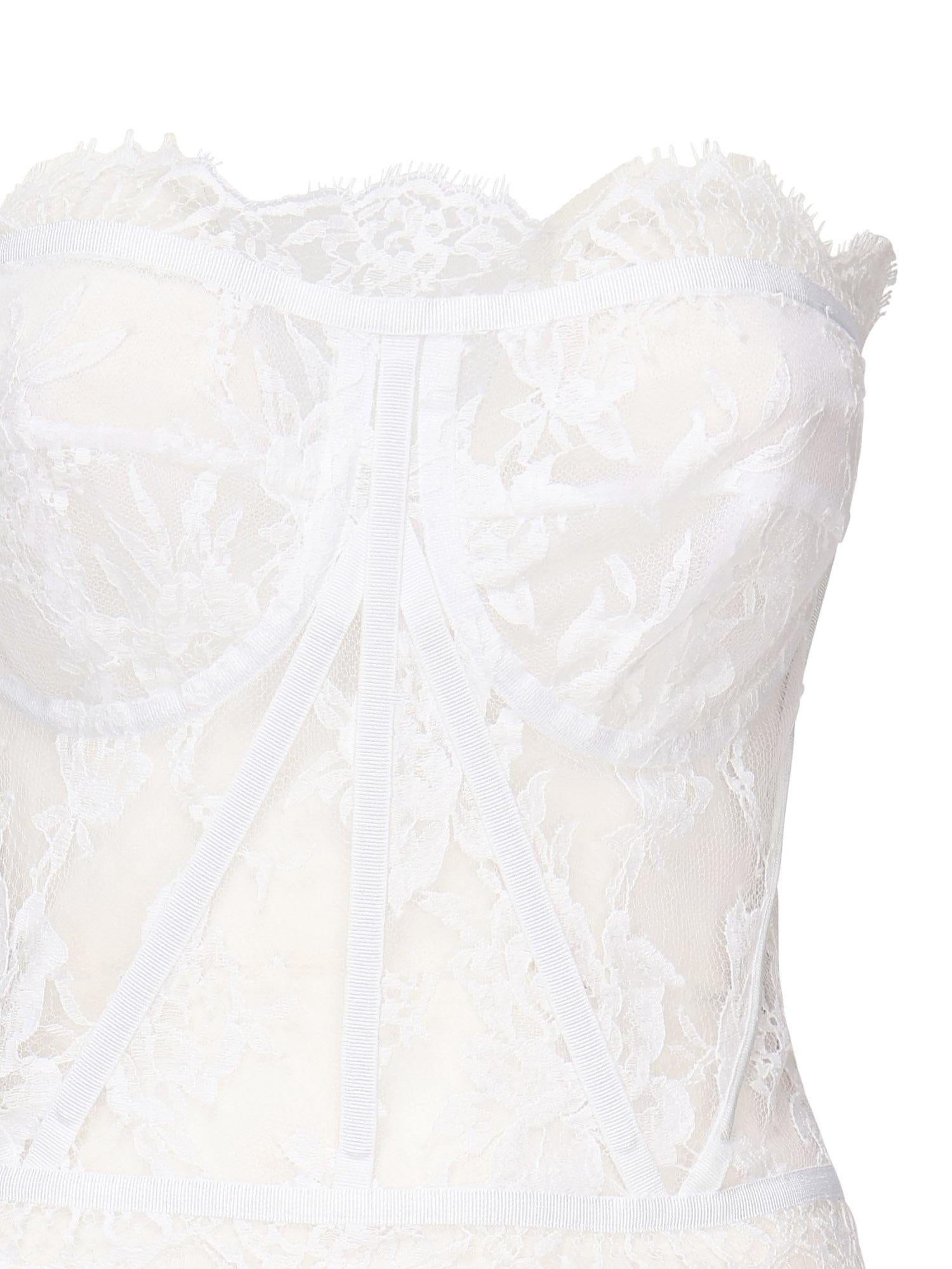 Top bustier in pizzo F72X4T HLMQJW0800 DOLCE & GABBANA 
