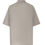 Camicia in cotone con stampa logo 869793 TRM282967 BALENCIAGA 